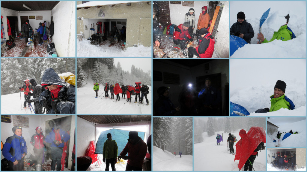 Val Campelle uscita invernale - Collage per Scuola di Alpinismo
